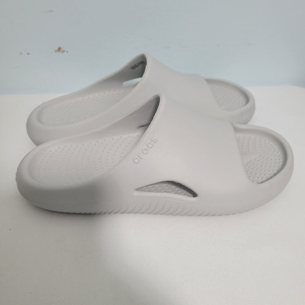 Crocs Mellow Recovery Gray Slides Comfort Shoes Size W=9/M=7 41726-2894 - Picture 4 of 7